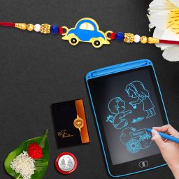 Kids Designer Rakhi Combo for Brother | Rakhi Gift For Brother/Sister |New Stylish Rakhi Set With LCD Writing Pad/Tablet for Kids | Fancy Rakhi Set| Raksha Bandhan Gift For Sister |(K1_326_1360) Assorted Rakhi Set-image-41