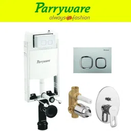 Half Frame Concealed Cistern, with divater body upper Pluto set of 1 pic 017 Dual Flush Tank-picture-5