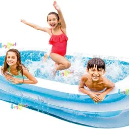 Center (IND*81) Inflatable Family Swimming Pool With Free Pump Inflatable Swimming Pool-image-2