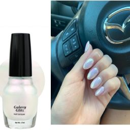 Long-lasting & Vibrant Nail Paint | Natural Nail Polish with High Gloss Finish Frosted Petal-12