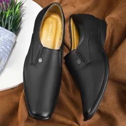 Plain Formal Shoes Slip On For Men-image-60