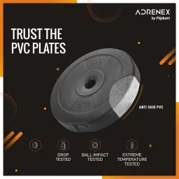 adrenex by flipkart 40 Kg PVC 40 KG COMBO 343-WB Home Gym Combo image 5