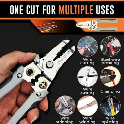 kesig Multifunction Wire Plier Tool Multi-Functional Wire Splitting Pliers Groove Plier image 2