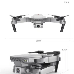 fire boltt Foldable Drone with Dual 4K Camera, Altitude Hold & One-Key Operation 2.4 GHz AM4 4 Core Processor Designed for Workstation image 2