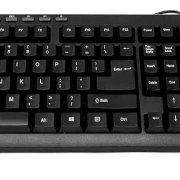 Tvs Electronics Champ Executive Multimedia Combo (Wired Keyboard & Mouse) 10 Million keystrokes Wired USB Standard Desktop Keyboard Compatible with Desktop, Laptop, Mac multimedia_keys-1