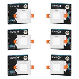 Eco LYF 4W Square LED Downlight - (Pack of 6) Ceiling Light Ceiling Lamp-image-39