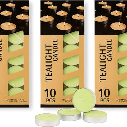 Tealight Candles 10 PCS in 1 Packet-3 Hrs Burn Time Smokeless Decorative Wax Candle-image-33