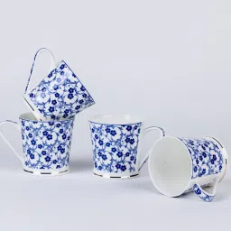 Pack of 6 Bone China TABLEWARES Tea Cups (180ml) - Florals-image-52