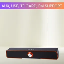 SACRO Bluetooth (PORTABLE HOME TV SOUNDBAR) Dynamic Thunder Sound 2400mAh BatteryZ165 20 W Bluetooth Soundbar-image-69