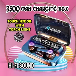 crecro M19 Bluetooth Headphone 5.1 Wireless Bluetoth Headset (Black,True Wireles) A101 Smart Headphones-image-81