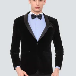 louis philippe Men Solid Single Breasted Party Blazer-picture-30