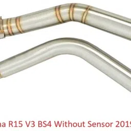 asryd Motorcycle Bend Pipe For R15 V3 BS4 Without Sensor Full System Bend Pipe Yamaha R15 Slip-on Exhaust System image 4