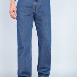 Men Relaxed Fit Mid Rise Blue Jeans-image-40