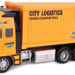 Pull Back Die-cast Logistic Truck Scale Model Mini Auto Toy Friction Powered-image-50