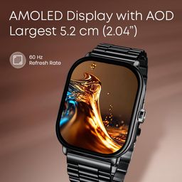 fastrack Radiant FX2 Smartwatch with Bluetooth Calling (52mm AMOLED Display, Silver Metal Strap) image 3