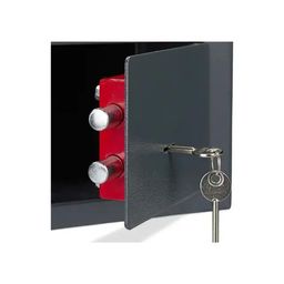 MAXSERA Mechanical safe Locker | Safe locker for Home|Anti Theft Mechanical Key Lock| Mechanical Key Lock Box Safe Locker -Black image 5