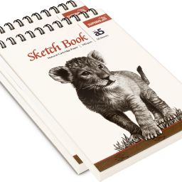 A5 Top Spiral-Bound SketchPad for Artists Drawing Doodling Sketch Book 140GSM Sketch Pad-image-74