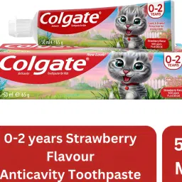 0-2 YEARS Antiactivity Strawberry Flavour for Kids Toothpaste-2