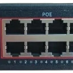 HANUTECH 8 Port AI PoE Switch, 2 Gigabit Uplink, 1 SFP (No Module), 120W 8 Ports 1000 Mbps Network Switch-48