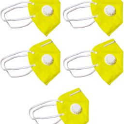 KN95 with Respirator Filter Anti Infection Anti-Pollution Breathable Respiratory Face Mask-(5 Pcs) SnSM30_KN95Y5 Reusable, Washable-6