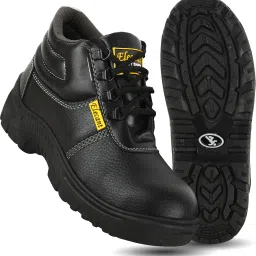 PVC Safety shoes with steel toes for warehouse, industrial and construction use Boots For Men-image-23