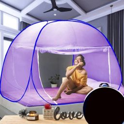 Polyester Adults Washable H20 PURPLE machardani for bed Mosquito Net-picture-18