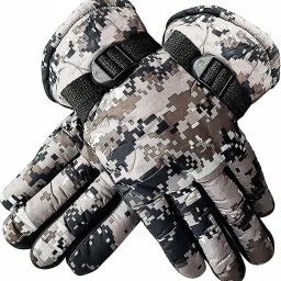 Printed Winter Men Gloves-image-37