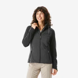 quechua Women’s Hiking Hoodie - NH500 Hybrid - Black-picture-18