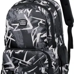 28.6 L Laptop Backpack Fashion Student Backpack with Mesh Padded Back Multi Compartments Travel School-image-55