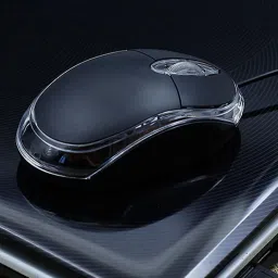 NKL Stylish USB Wired Gaming Mouse With Lights for Computer 125 Wired Ambidextrous Optical Gaming Mouse-image-85