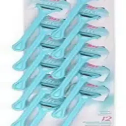 Super steel twin blade razor combo of 12pc (Pack of 12), Women-18