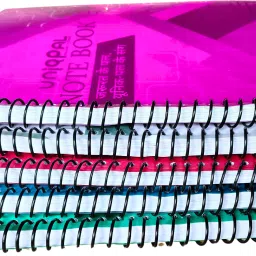 uniqpal Set of 5 A4 Notebook Unruled hai 200 Pages image 3