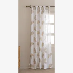 274.32 cm (9 ft) Cotton Transparent Long Door Curtain Single Curtain-image-34