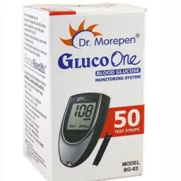 Dr. Morepen ONE BG-03 50 STRIP PACK OF 1 50 Glucometer Strips-21