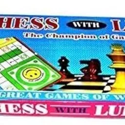 2-in-1 Chess and Ludo Board Game for Age 5+Set for Kids 18 cm Chess Board-25