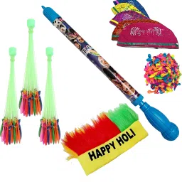 Bliue Pipe Pichkari Water Gun For Holi Party favor Water Gun-image-12