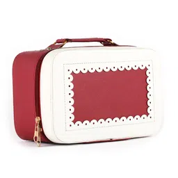urban magic Multifunctional Cosmetic Bag for Cosmetic,Travel & Makeup Organiser with Mirror Cosmetics, Makeup and Jewellery, Medicines, Grooming Vanity Box-picture-14