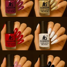 InstaLike Long Lasting HD Shine Pastel Nail Enamel For Women and Girl (54ml)A123 Multicolor-image-4