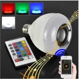 Motile Smart Colour Changing Bluetooth Speaker LED Music Light Bulb Colorful Lamp Smart Bulb image 2
