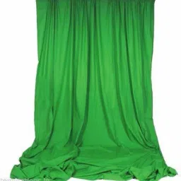 WON Green Backdrop Background Accurate 8 x12 FT for Chromakey Live Stream Video Recording Editing Gaming Kine Master MX takatak YouTube Video Shooting Reflector image 2