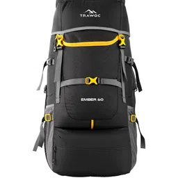 TRAWOC Ember 60 Liter Colorblocked Ergonomic Hip Strap Rucksack-24
