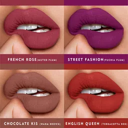 BEROMT Set of 4 Casual Matte Mini Lipsticks - 6.4ml image 4