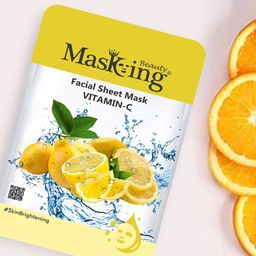 MasKing Pack Of 4 Vitamin C Facial Sheet Masks - 80 ml-35