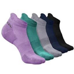 Heelium Men Pack Of 5 Anti-Bacterial Odour-Free Ankle Length Bamboo Socks-image-73