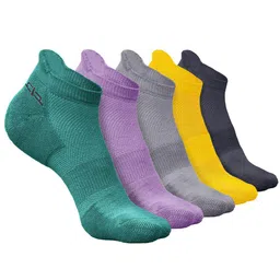 Heelium Pack Of 5 Odour-Free Ankle-Length Socks-image-21