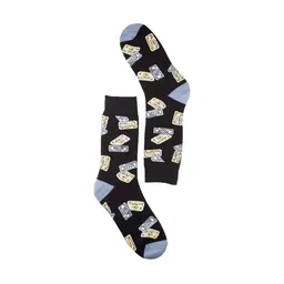 The Tie Hub Men Movie Ticket Patterned Calf-Length Socks-image-72