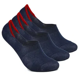 Xjarvis Unisex Pack Of 3 Odour Free Breathable Low Cut No Show Loafer Shoe Liner Socks-40