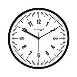 RANDOM White & Black Contemporary Round Wall Clock-picture-14