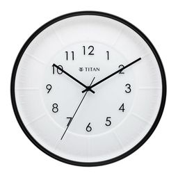 Titan Black & White Analogue Contemporary Wall Clock-21