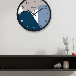 OLIVE TREE Black & White Contemporary Round Wall Clock-image-98